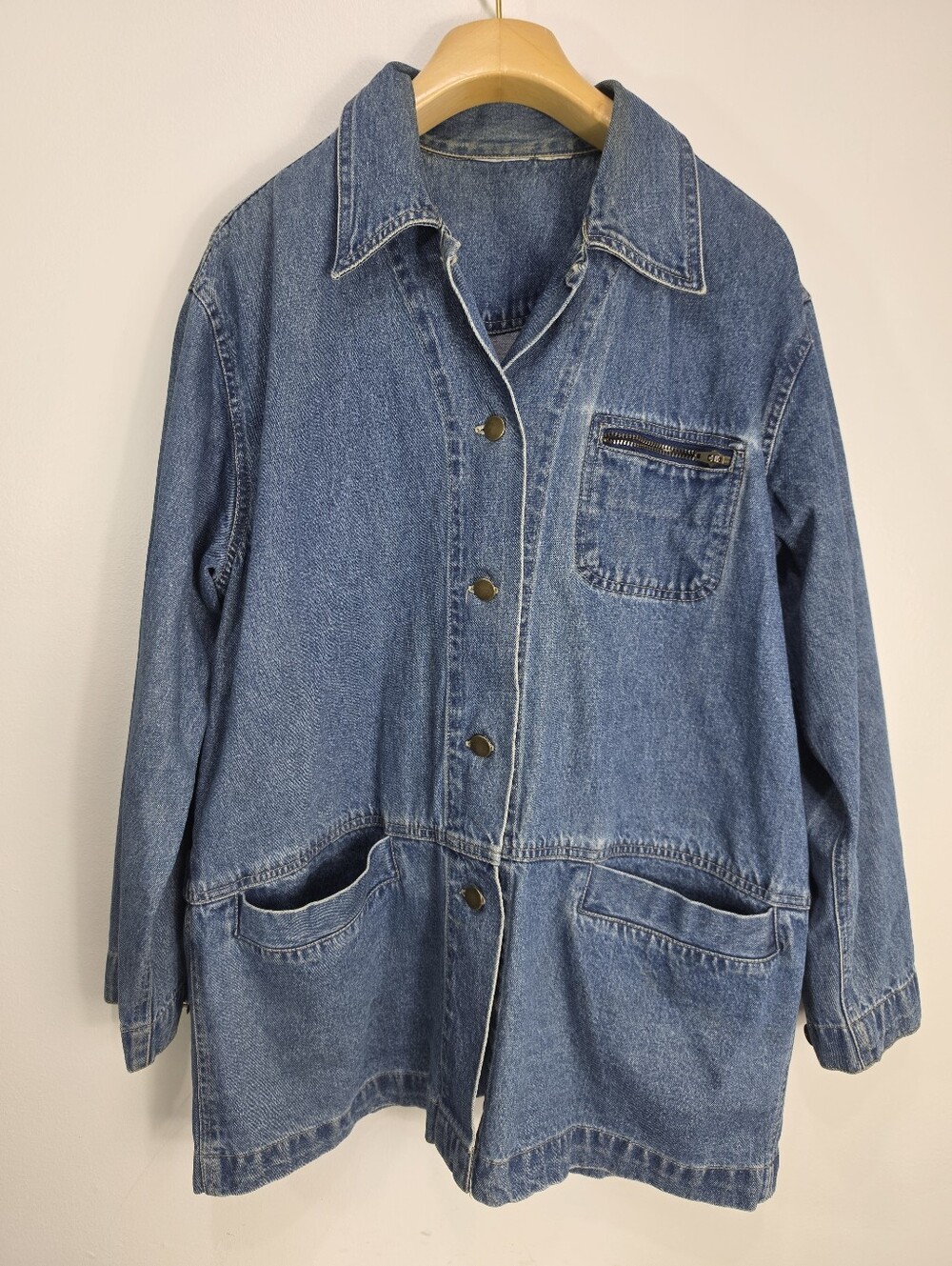 Vintage Denim Utility Jacket